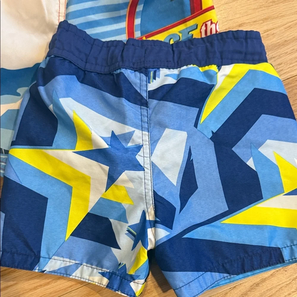 Cartoon Character Swimwear Set Bottoms and Tops